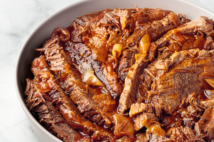 Instant Pot Jewish brisket adds sweet and  savory flavor to Passover and many holidays